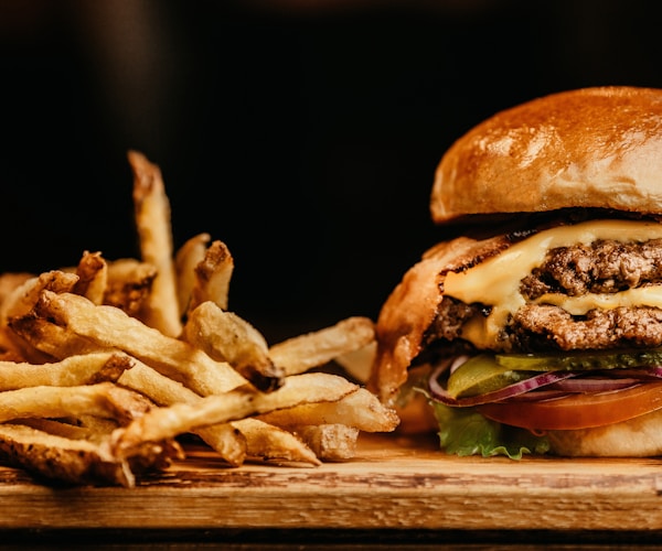Hamburguesa en promoción